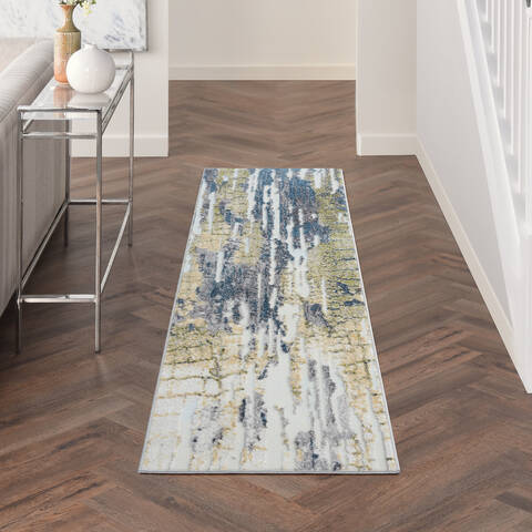 Nourison Trance Multicolor Runner 22 X 76 Area Rug 805-142853 Image 3