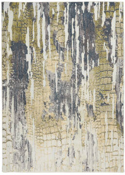Nourison Trance Beige Rectangle 5x7 ft Polypropylene Carpet 142855