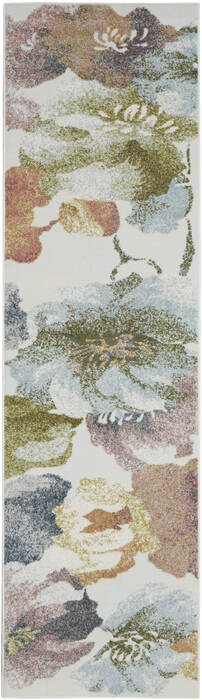 Nourison Trance Beige Runner 22 X 76 Area Rug 805-142863 Image 0