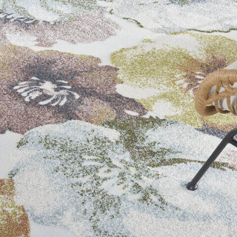 Nourison Trance Beige 66 X 96 Area Rug 805-142866 Image 4