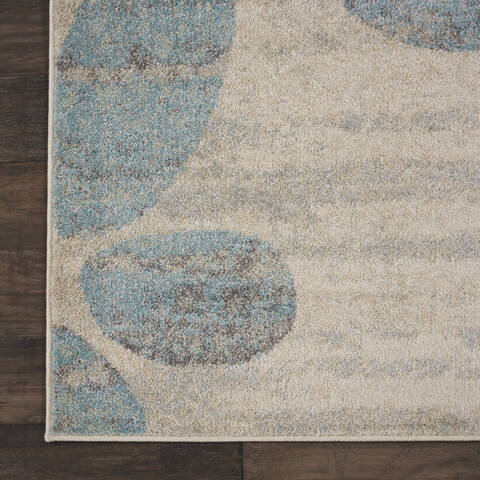 Nourison Tranquil Beige 70 X 100 Area Rug 805-142868 Image 1
