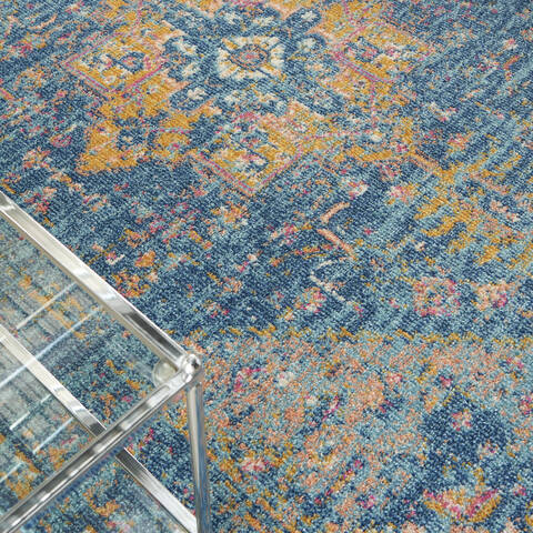 Nourison Tranquil Blue 40 X 60 Area Rug 805-142873 Image 4