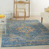 Nourison Tranquil Blue 40 X 60 Area Rug 805-142873 Thumb 3
