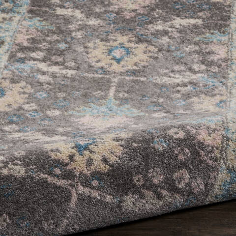 Nourison Tranquil Grey Runner 23 X 73 Area Rug 805-142875 Image 2