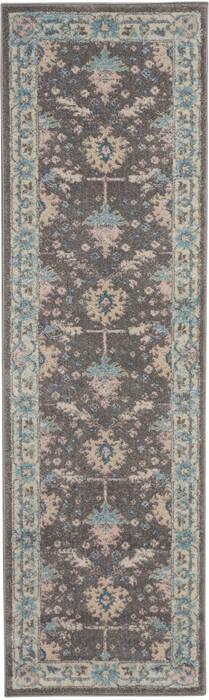 Nourison Tranquil Grey Runner 23 X 73 Area Rug 805-142875 Image 0