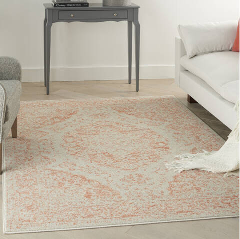 Nourison Tranquil Beige 53 X 73 Area Rug 805-142877 Image 3