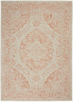 Nourison Tranquil Beige Rectangle 5x7 ft Polypropylene Carpet 142877
