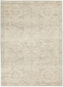 Nourison Tranquil Beige Rectangle 5x7 ft Polypropylene Carpet 142879