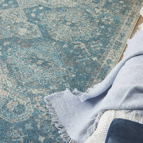 Nourison Tranquil Blue 40 X 60 Area Rug 805-142881 Image 4