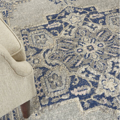 Nourison Tranquil Grey 40 X 60 Area Rug 805-142884 Image 4