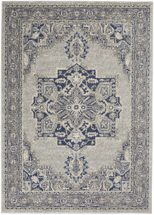 Nourison Tranquil Grey 53 X 73 Area Rug 805-142885 Image 0