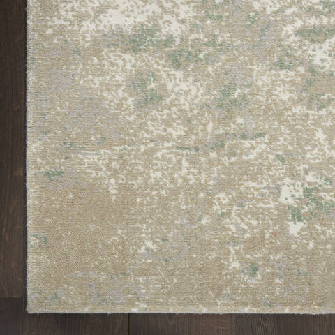 Nourison Twilight Beige 79 X 99 Area Rug 805-142890 Image 1