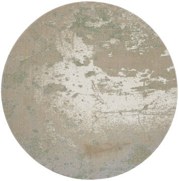 Nourison Twilight Beige Round 8'0" X 8'0" Area Rug  805-142891