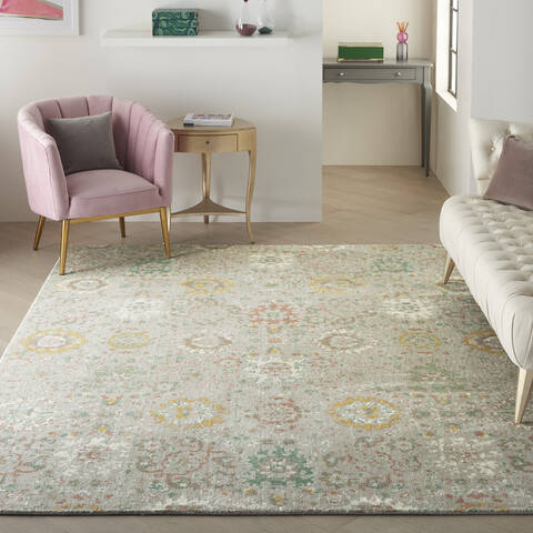 Nourison Twilight Grey 79 X 99 Area Rug 805-142904 Image 3