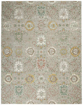 Nourison Twilight Grey Rectangle 8x10 ft Lucxelle Carpet 142904