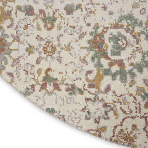 Nourison Twilight Beige Round 80 X 80 Area Rug 805-142912 Image 1