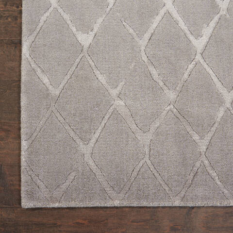 Nourison Twilight Grey 23 X 30 Area Rug 805-142916 Image 1