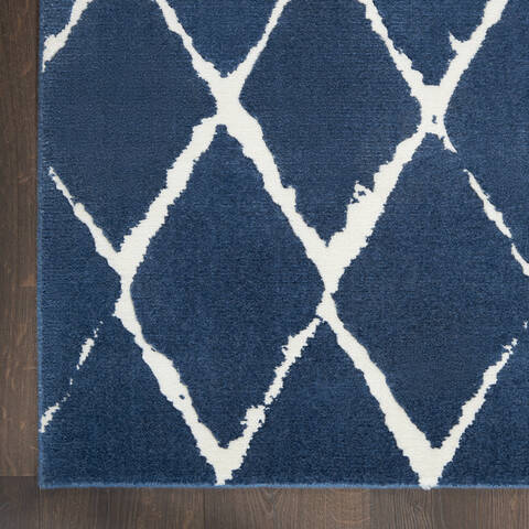 Nourison Twilight Blue 120 X 150 Area Rug 805-142918 Image 1