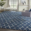 Nourison Twilight Blue 120 X 150 Area Rug  805-142918 Thumb 3