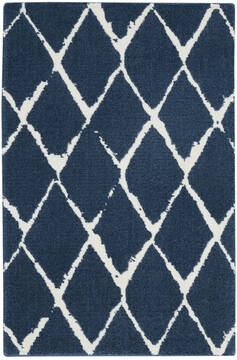 Nourison Twilight Blue Rectangle 2x3 ft Lucxelle Carpet 142919