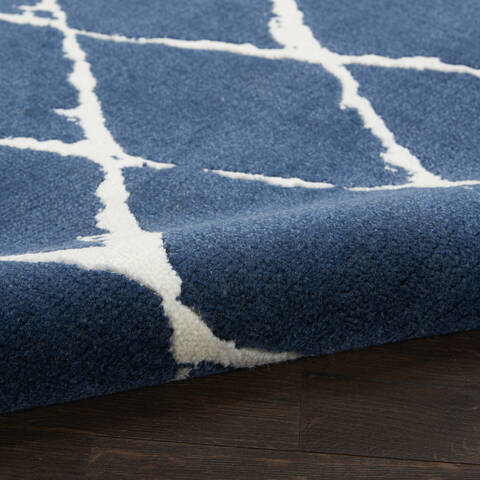 Nourison Twilight Blue 79 X 99 Area Rug 805-142921 Image 2