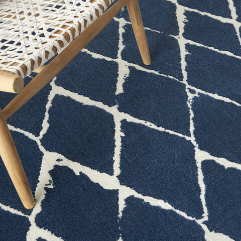 Nourison Twilight Blue 79 X 99 Area Rug 805-142921 Image 4