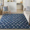 Nourison Twilight Blue 79 X 99 Area Rug  805-142921 Thumb 3