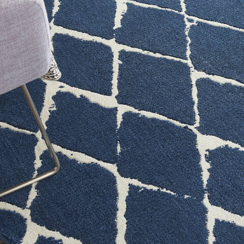 Nourison Twilight Blue Round 80 X 80 Area Rug 805-142922 Image 4
