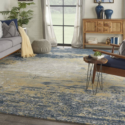 Nourison Twilight Blue 120 X 150 Area Rug 805-142925 Image 3