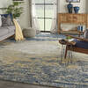 Nourison Twilight Blue 120 X 150 Area Rug 805-142925 Thumb 3