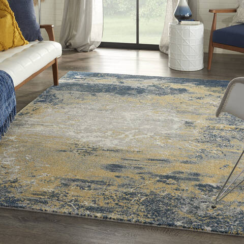 Nourison Twilight Blue 56 X 80 Area Rug 805-142927 Image 3