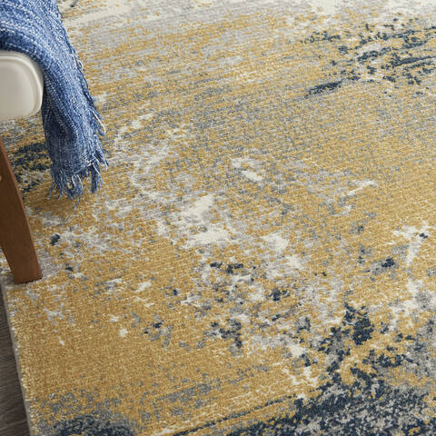 Nourison Twilight Blue 56 X 80 Area Rug 805-142927 Image 4