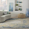 Nourison Twilight Blue 79 X 99 Area Rug  805-142928 Thumb 3