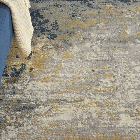 Nourison Twilight Blue Round 80 X 80 Area Rug 805-142929 Image 4