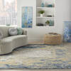 Nourison Twilight Blue 86 X 116 Area Rug  805-142930 Thumb 3