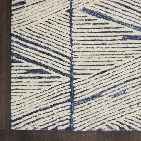 Nourison Vail White 53 X 73 Area Rug 805-142936 Image 1