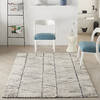 Nourison Vail White 53 X 73 Area Rug 805-142936 Thumb 3