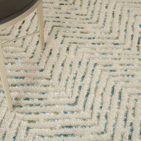 Nourison Vail Beige 53 X 73 Area Rug 805-142940 Image 4