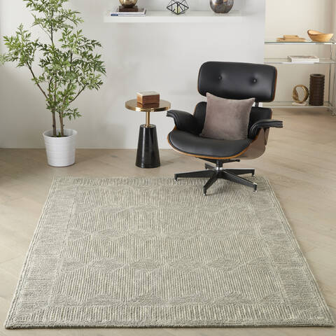 Nourison Vail Grey 53 X 73 Area Rug 805-142946 Image 3