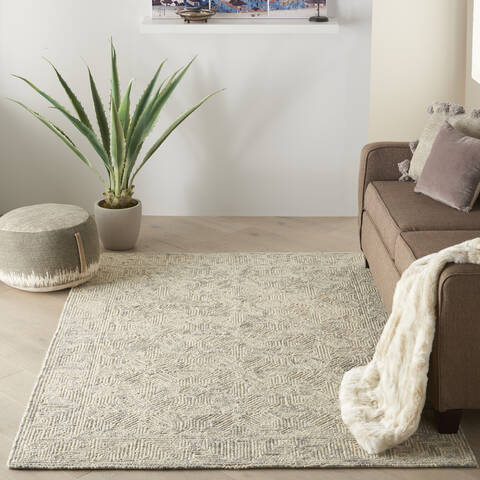 Nourison Vail Beige 39 X 59 Area Rug 805-142949 Image 3