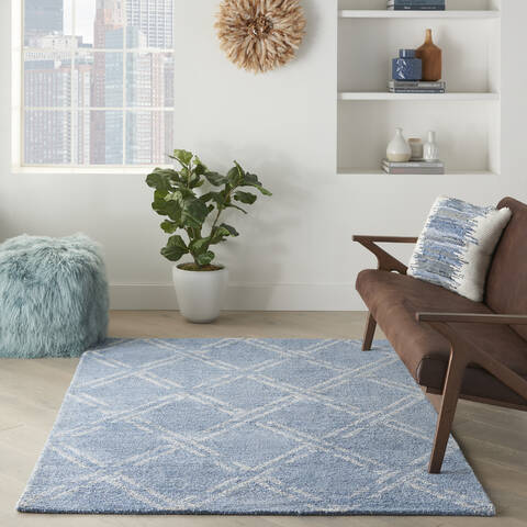 Nourison Venosa Blue 39 X 59 Area Rug 805-142953 Image 3