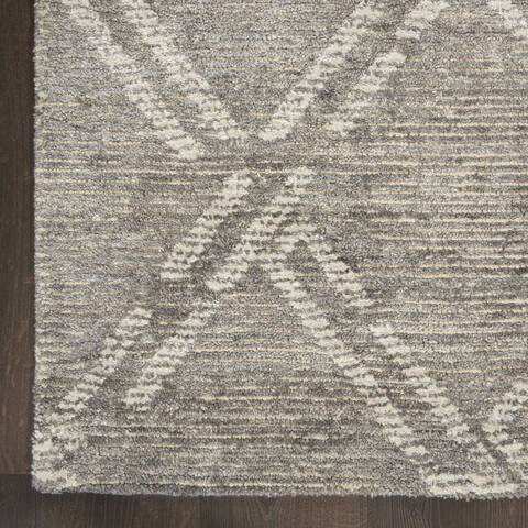 Nourison Venosa Grey 39 X 59 Area Rug 805-142957 Image 1