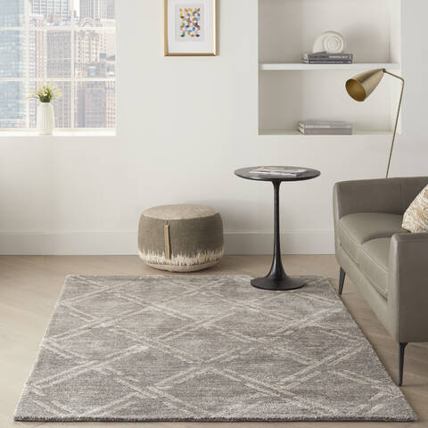 Nourison Venosa Grey 39 X 59 Area Rug 805-142957 Image 3