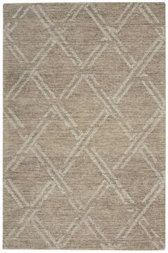 Nourison Venosa Beige Rectangle 5x7 ft Rayon Carpet 142962