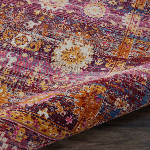 Nourison Vintage Kashan Red 46 X 66 Area Rug 805-142967 Image 2