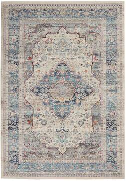 Nourison Vintage Kashan Beige 4'0" X 6'0" Area Rug  805-142973