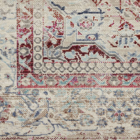 Nourison Vintage Kashan Red 53 X 710 Area Rug  805-142976 Image 1