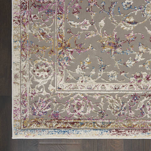 Nourison Vintage Vita Grey 53 X 73 Area Rug 805-142977 Image 1