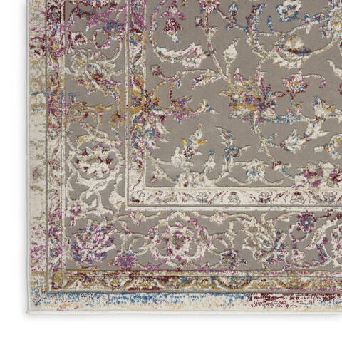 Nourison Vintage Vita Grey 53 X 73 Area Rug 805-142977 Image 5