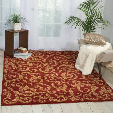 Nourison Ashton House Red 56 X 75 Area Rug 805-142986 Image 3